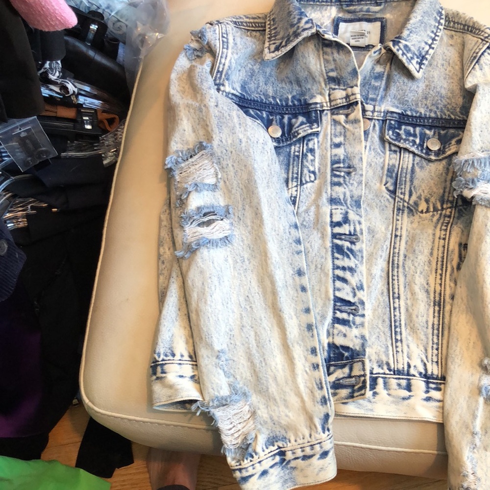 Forever 21 NWOT denim blue jean jacket - Picture 11 of 11